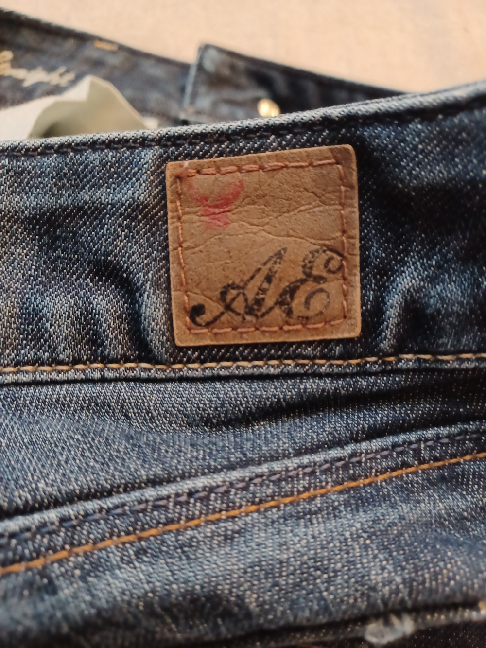 American Eagle AE 77 Straight Leg Jeans Women's Size 8 Regular - Picture 4 of 11